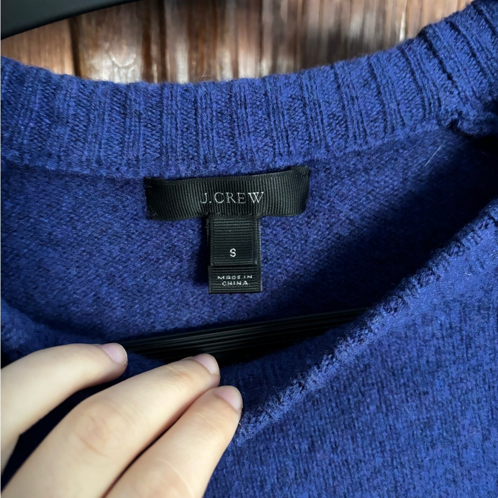 J crew wool blue sweater - Picture 2 of 3